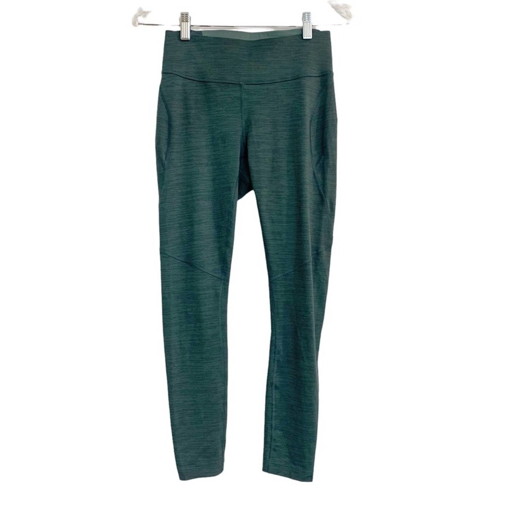 Outdoor Voices 3/4 Tech Sweat Leggings in Evergreen